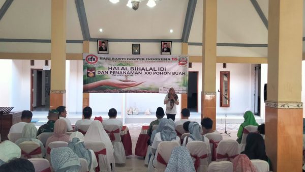 IDI Gelar Acara Halal Bihalal dan Penanaman Pohon di Desa Sukoharjo, Tulungagung